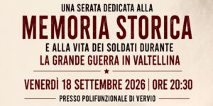 Locandina serata della memoria