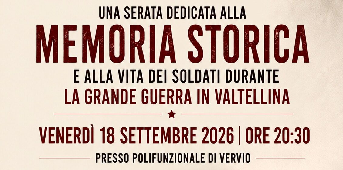 Locandina serata della memoria